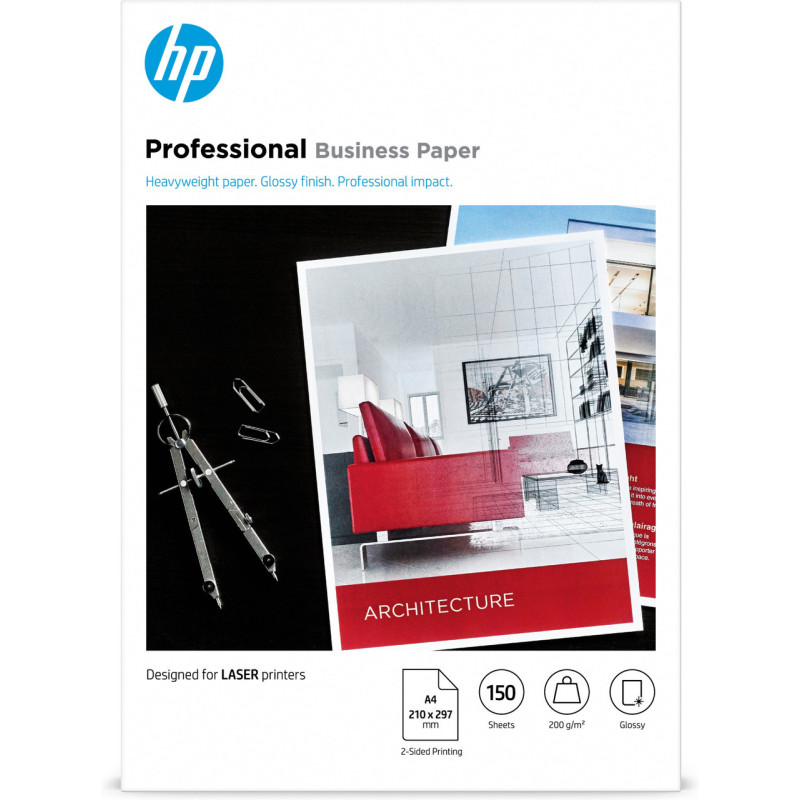 HP Prof Gls LJ A4 200g 150sh