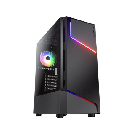 Cougar MX360 ARGB Tempered Glass Mid-Tower ATX Case - Black