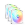 NZXT F120 120mm RGB Core Case Fan with RGB Controller - 3 Pack (White)