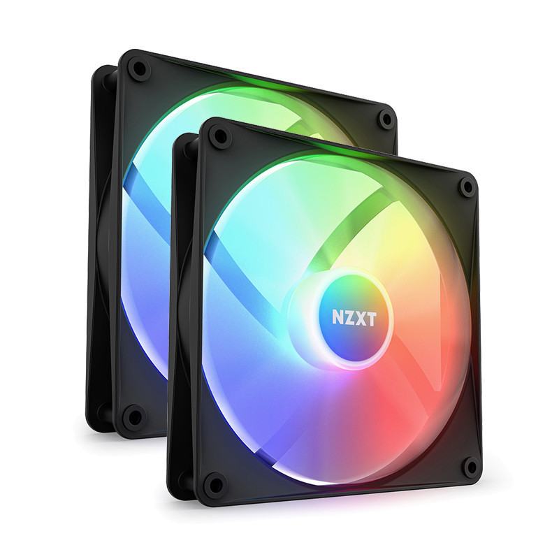 F140RGB 140MM RGB FANS - TWIN BLACK