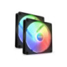 F140RGB 140MM RGB FANS - TWIN BLACK