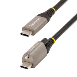 50cm Top Screw Locking USB C Cable