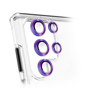 EFM Camera Lens Screen Armour - For Samsung Galaxy S23 Ultra - Rainbow