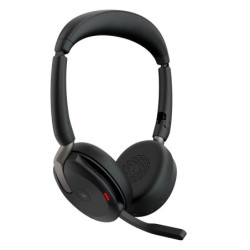 Jabra Evolve2 65 Flex MS Stereo Bluetooth Headset (USB-C + Charging Stand)