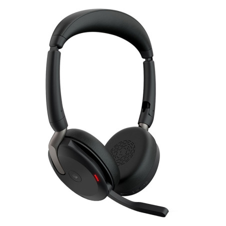 Jabra Evolve2 65 Flex MS Stereo Bluetooth Headset (USB-C + Charging Stand)