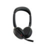 Jabra Evolve2 65 Flex MS Stereo Bluetooth Headset (USB-C + Charging Stand)