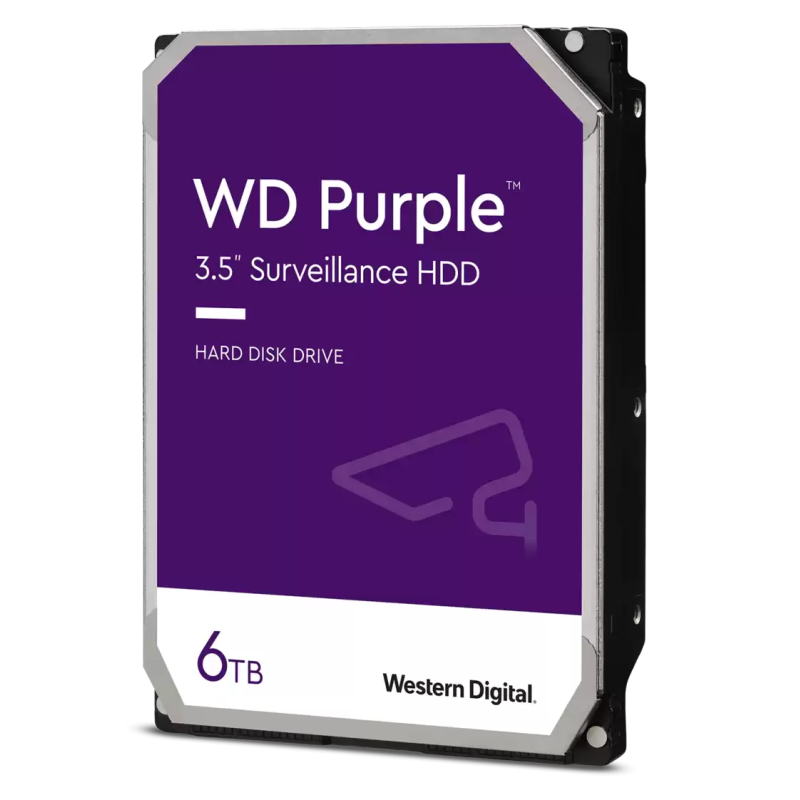 Western Digital WD Purple 6TB 3.5in SATA HDD - WD64PURZ
