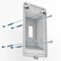 Cambium Networks PL-WALLMNTB-WW Mounting Adapter for e430H or e425 H. Use to mount the AP to a flush surface.