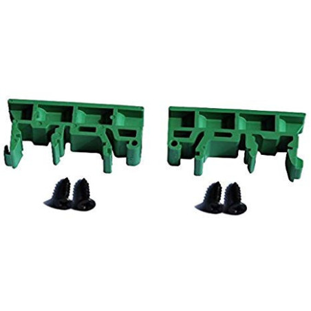Tycon Power DIN-ClipKit-Uni Green 2x DIN Rail Clip Kit (with Screws)