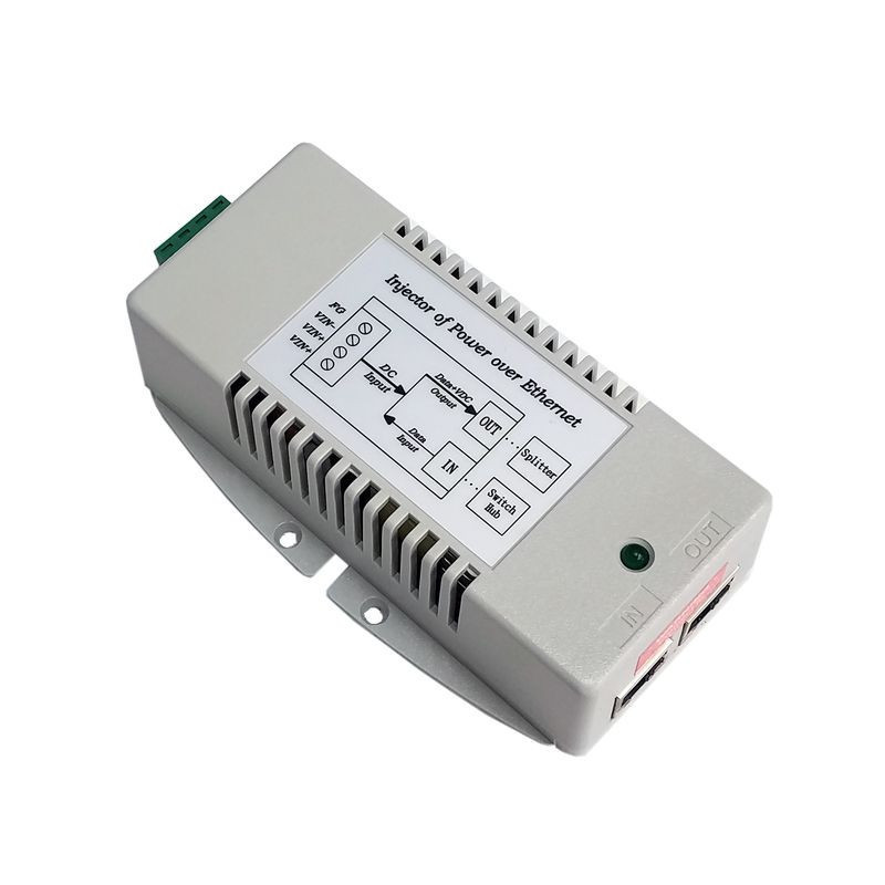 Tycon Power 18-36V In 56V 35W GigE 802.3af/at PoE, Low Cost & High Efficiency Solution for those requiring IEEE802.3af and IEEE8