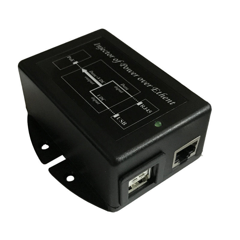 Tycon Power TP-DCDC-2USB-24 5VDC USB In - 24VDC Out 12W - 2USB to 24VDC Passive POE Injector