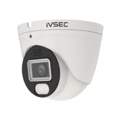 IVSEC TURRET IP CAMERA, 8MP, 2.8MM FIXED LENS, 25FPS, POE, IP66, ADV DET, ADV IVSNC368ADX