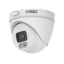 IVSEC TURRET IP CAMERA, 4MP, 2.8MM FIXED LENS, 25FPS, POE, IP66, 30M IR, MIC