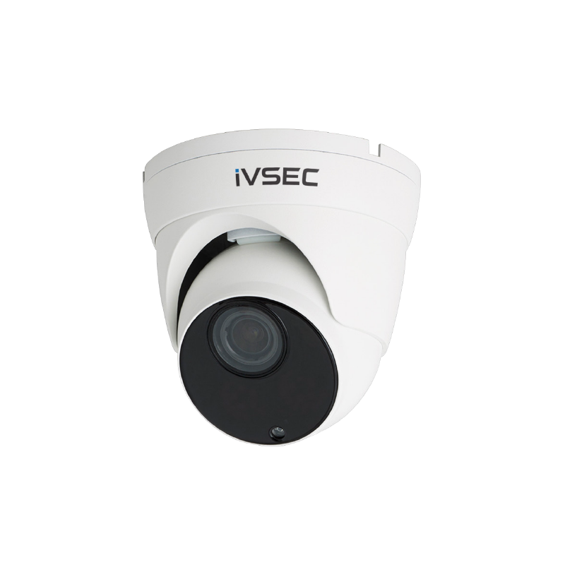 IVSEC TURRET IP CAMERA, 5MP, 2.8MM-12MM MOTORISED LENS, 20FPS, POE, IP66, 40M IRNC312XE