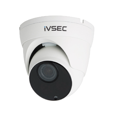 IVSEC TURRET IP CAMERA, 5MP, 2.8MM-12MM MOTORISED LENS, 20FPS, POE, IP66, 40M IRNC312XE