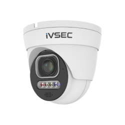 IVSEC TURRET IP CAMERA, 5MP, 2.8MM-12MM MOTORISED LENS, 25FPS, POE, IP66, ADV DETNC312ADX