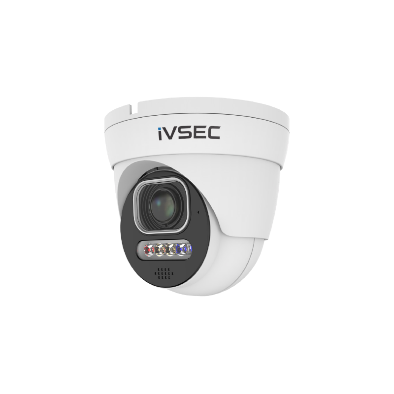 IVSEC TURRET IP CAMERA, 5MP, 2.8MM-12MM MOTORISED LENS, 25FPS, POE, IP66, ADV DETNC312ADX