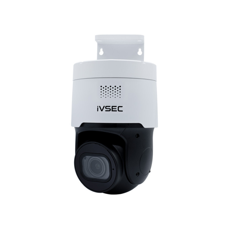 IVSEC PTZ SPEED DOME IP CAMERA , 8MP, 2.8MM-12MM MOTORISED LENS, 25FPS, POE, IP66, 30M IR