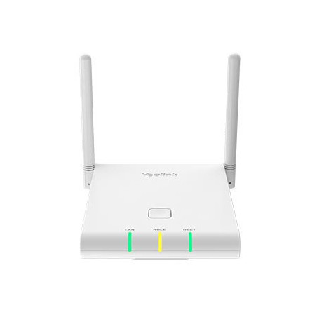Yealink W90B Multicell DECT Base Station - support W53H,W56H,CP930W and DD Phone - PoE support - Wallmount only