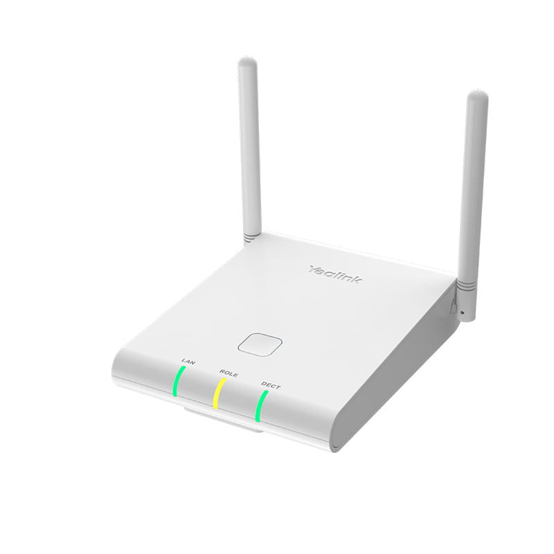 Yealink W90B-DM Cordless DECT IP Multicell System - include 1 x W90B and 1 x W90DM - supports W53H - W56H - W59R - W73H - CP930W
