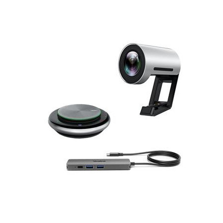 Yealink UVC30-CP900-BYOD Teams Video Conference Kit For Small & Huddle Rooms - 1x UVC30 Camera - 1x CP900 Speakerphone - 1x BYOD