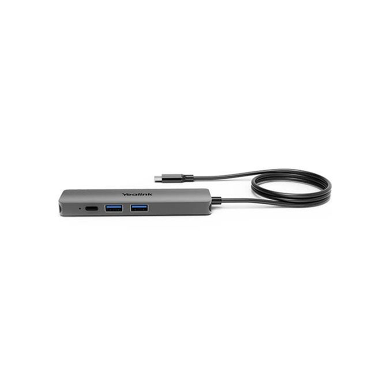 Yealink BYOD Box Cable Hub - with 1.5m USB-C Cable (USB-C to USB-A adapter included) - easy plug&play setups - Support to chargi