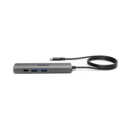 Yealink BYOD Box Cable Hub - with 1.5m USB-C Cable (USB-C to USB-A adapter included) - easy plug&play setups - Support to chargi