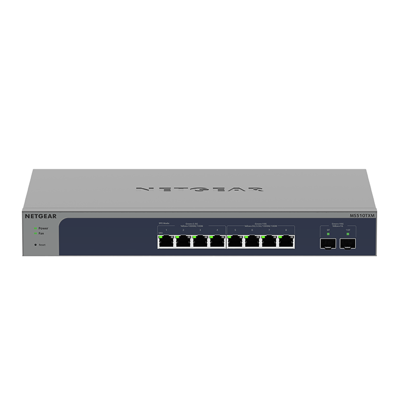 Netgear MS510TXM-100AJS network switch L2/L3/L4 10G Ethernet (100/1000/10000) Blue - Grey