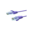 5m CAT6A THIN U/UTP LSZH 28 AWG RJ45 Network Cable | Purple