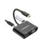 Simplecom DA440 4-in-1 USB-C Multiport Adapter with Power Delivery USB 3.0 VGA HDMI