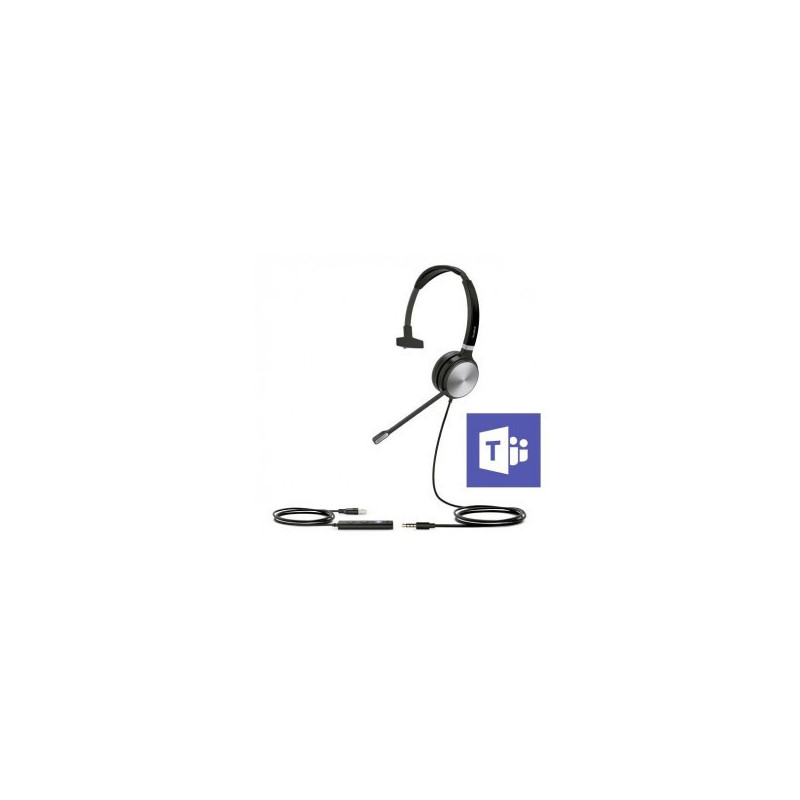 Yealink UH36 Stereo Wideband Noise Cancelling Headset - USB / 3.5mm Connections - Microsoft Teams - Skype for Business