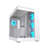 Cougar FV150 RGB WHITE Dual chamber TG Case 4x ARGB Fans