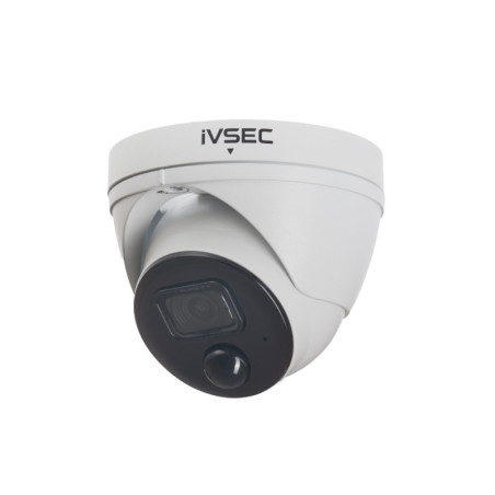 IVSEC TURRET IP CAMERA, 5MP, 2.8MM FIXED LENS, 20FPS, POE, IP66, 30M IR, PIR, MIC, WDRNC110XC