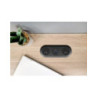 OE Elsafe | PIP3 649005 | Mounted Desktop Power 2 x GPO 1 x TUF-R 25W with 2000mm Lead and 10a Three Pin Plug | BLACK
