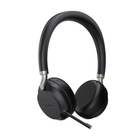 Yealink BH72 Bluetooth Wireless Stereo Headset - Black - USB-C - Supports Wireless Charging - Rectractable Microphone - 40 hours