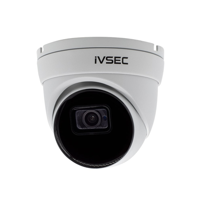 IVSEC TURRET IP CAMERA, 12MP, 3.6MM FIXED LENS, 15FPS, POE, IP66, 30M IR, MIC, IVSNC340XA