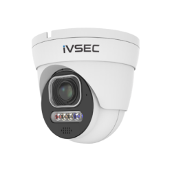 IVSEC TURRET IP CAMERA, 8MP, 2.8MM-12MM MOTORISED LENS, 25FPS, POE, IP66, ADV DETNC512ADX