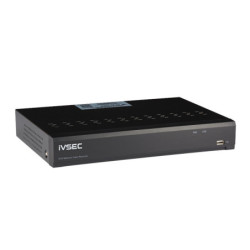 IVSEC NR316XD NVR, 16 CHAN NELS, 12MP, 16 x POE PORTS, 2 BAYS, H265, 4K HDMI, IVS