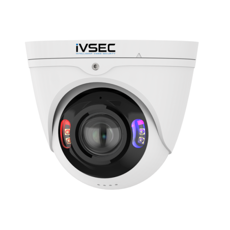 IVSEC EYEBALL IP CAMERA, 8MP, PANORAMIC, 2.8MM FIXED LENS, 30FPS, ADV DET, ADV IVSIVNC543ADX
