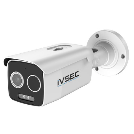 IVSEC THERMAL BULLET IP CAMERA , 5MP, 3.2MM FIXED LENS, 25FPS, BI-SPECTRUM, ADV DET